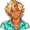 Pixel-art portrait of Kai