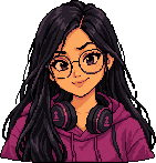 Pixel-art portrait of Priya
